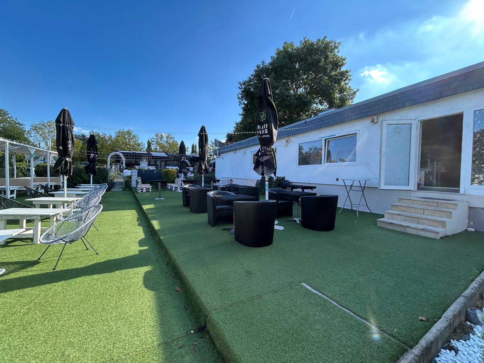 Le coin lounge extérieur